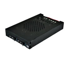 Load image into Gallery viewer, 2-Bay M.2 NVMe SSD PCIe 4.0 Mobile Rack Enclosure for External 5.25" Drive Bay (2x SlimSAS SFF-8654 4i)